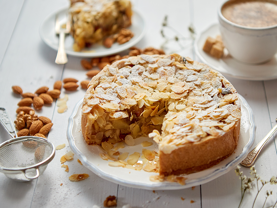 Gâteau caramélisé aux pommes