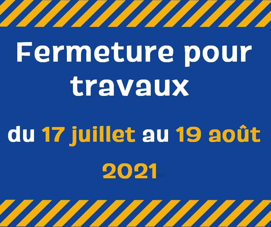 ❗️ Fermeture pour travaux ❗️ ❗️ Fermeture pour travaux ❗️